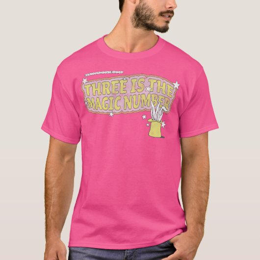 T-shirt Trois Est Le Nombre Magique Vintage (Devant)
