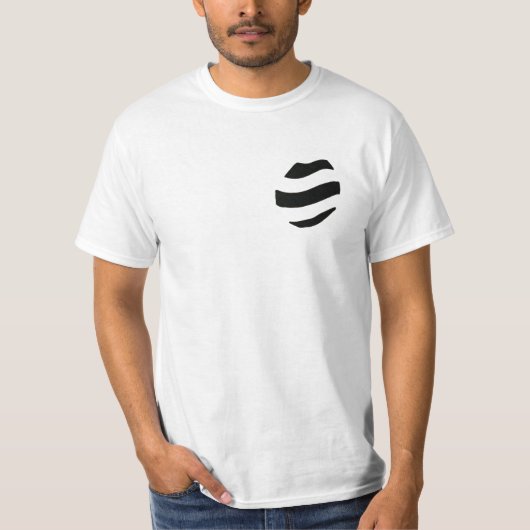 T-shirt Trois étapes à venir - conception Abstraite du log (Devant)