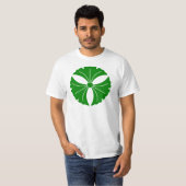 T-Shirt Trois feuilles de ginkgo (Devant entier)