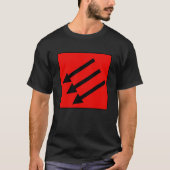 T-shirt Trois Flèches Front de Fer Antifasciste (Devant)