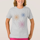 T-Shirt - Trois Fleurs De Plumes Dainty (Devant)