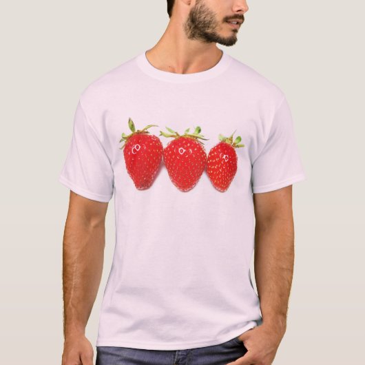 T-shirt trois fraises (Devant)