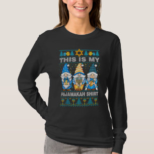 T-shirt Trois Gnome Hanukkah C'est Mon Pajamakah Garçons