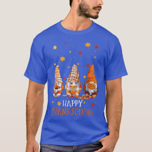 T-shirt Trois Gnomes Jour Bon thanksgiving Automne Automne