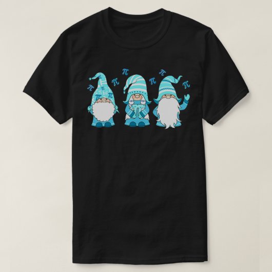 T-shirt Trois Gnomes Mignonne Happy Pi Day math nombre Lov (Design devant)