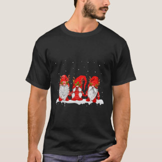 T-shirt Trois Gnomes nordiques Hiver Elfes suédoises
