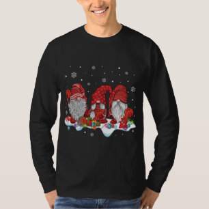 T-shirt Trois Gnomes nordiques Noël hiver Basketball Lo