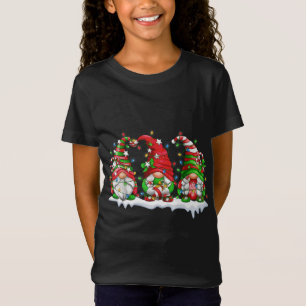 T-Shirt Trois Gnomes Pyjamas de Noël Famille Gno de jumela