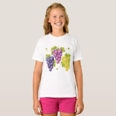 T-shirt Trois grappes de raisins (Devant entier)