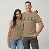 T-shirt Trois Hillets d'épée viking (Unisexe)