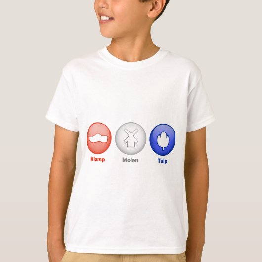 T-shirt Trois icônes néerlandaises (Devant)