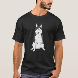 T-shirt Trois jambes Tripod Husky Cool besoins spéciaux Ch