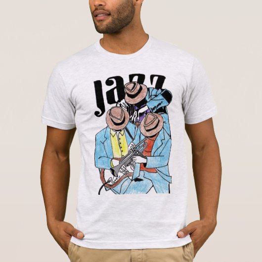 T-SHIRT TROIS JAZZ (Devant)