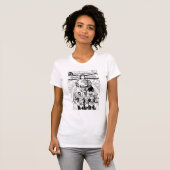T-shirt Trois Lanternes Vertes Couverture comique, noir et (Devant entier)