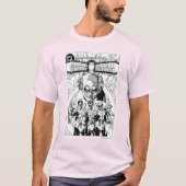 T-shirt Trois Lanternes Vertes Couverture comique, noir et (Devant)