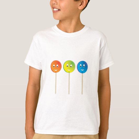 T-shirt Trois lucettes de sourire (Devant)