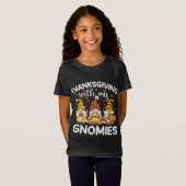 T-Shirt Trois mignons gnomes avec épice citrouille Fall Ya (Devant entier)