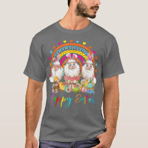 T-shirt Trois moutons de lapin de Pâques lapin de lapin
