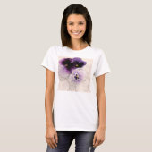 T-shirt Trois panneaux violets (Devant entier)