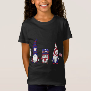 T-Shirt Trois personnages patriotiques USA