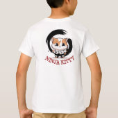 T-shirt Trois Petites Ninja Kitties (Dos)