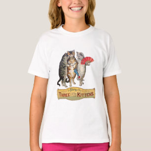 T-shirt Trois Petits Chatons Illustration de Mère l'Oie
