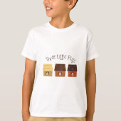 T-shirt Trois petits porcs (Devant)