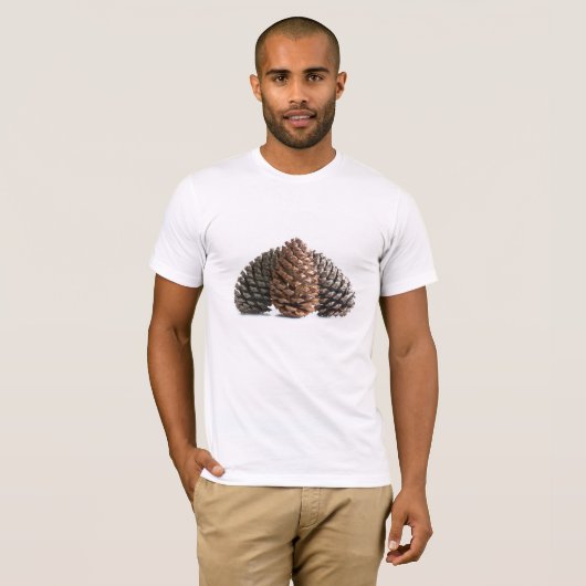 T-shirt Trois pinecones (Devant entier)