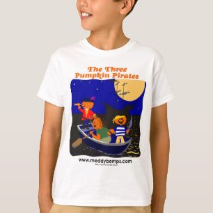 T-shirt Trois pirates de citrouille