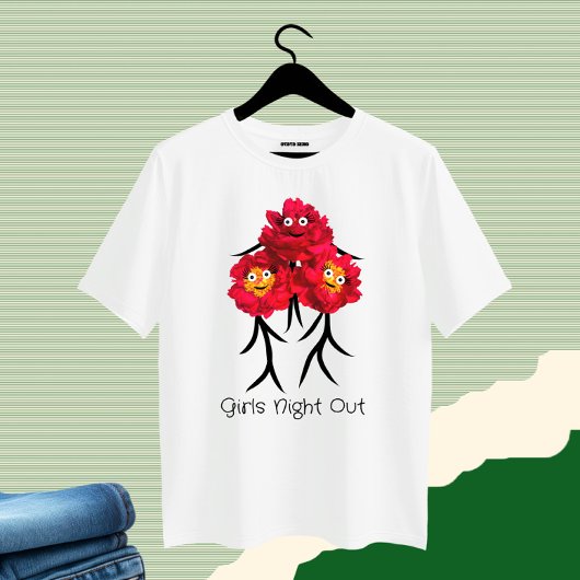 T-shirt Trois pivoines