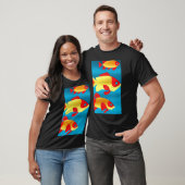 T-shirt trois poissons (Unisexe)