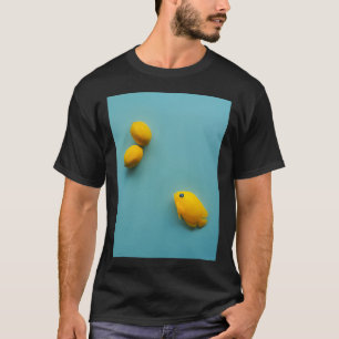 T-shirt Trois poissons-anges jaunes