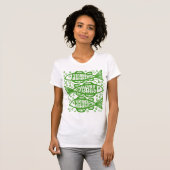 T-shirt Trois poissons - Avocado vert (Devant entier)