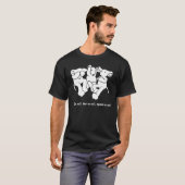 T-shirt Trois Ragrats sage (Devant entier)
