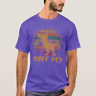 T-shirt Trois Re 3e Cadeau d'anniversaireDinosaur Troisièm