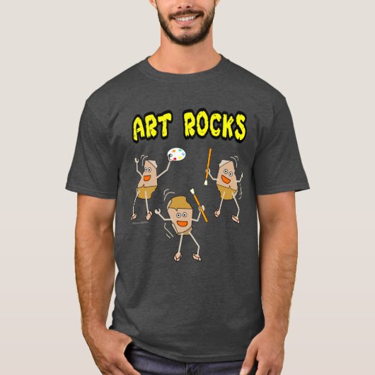 T-shirt Trois rochers d'art (Devant)
