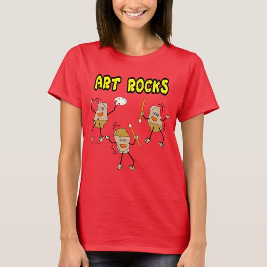 T-shirt Trois rochers d'art (Devant)