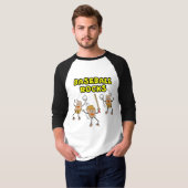 T-shirt Trois rochers de baseball (Devant entier)