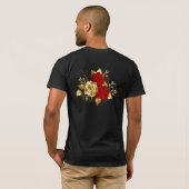T-shirt Trois Roses de bijoux (Dos entier)