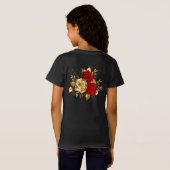 T-Shirt Trois Roses de bijoux (Dos entier)