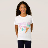 T-Shirt Trois Scoops de Fun (Devant entier)