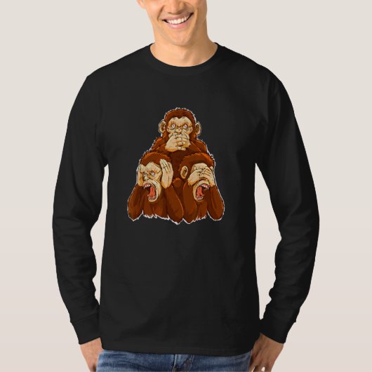 T-shirt Trois Singes (Devant)