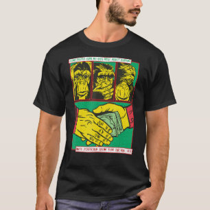 T-shirt Trois singes démocrates Amérique politique républi