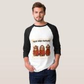 T-shirt Trois Singes Sages (Devant entier)
