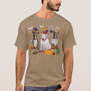T-shirt Trois Taureau Chiens Sorcière Halloween Mummy Scar