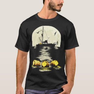 T-shirt Trois tonneaux jaunes