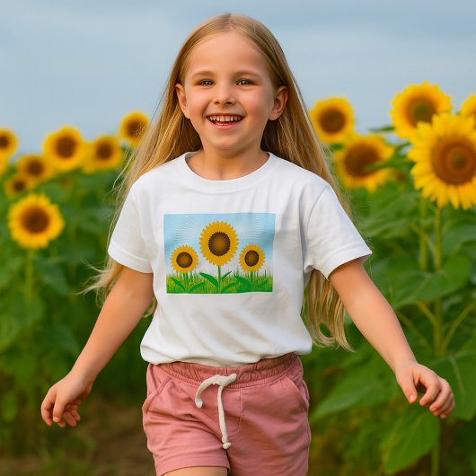 T-Shirt Trois Tournesols
