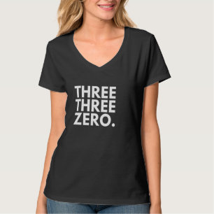 T-shirt TROIS TROIS ZÉRO Indicatif régional 330 Akron OH O