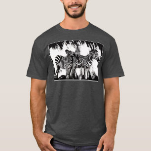 T-shirt Trois Zèbres Peignant
