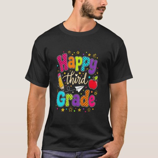 T-shirt Troisième année joyeuse (Devant)